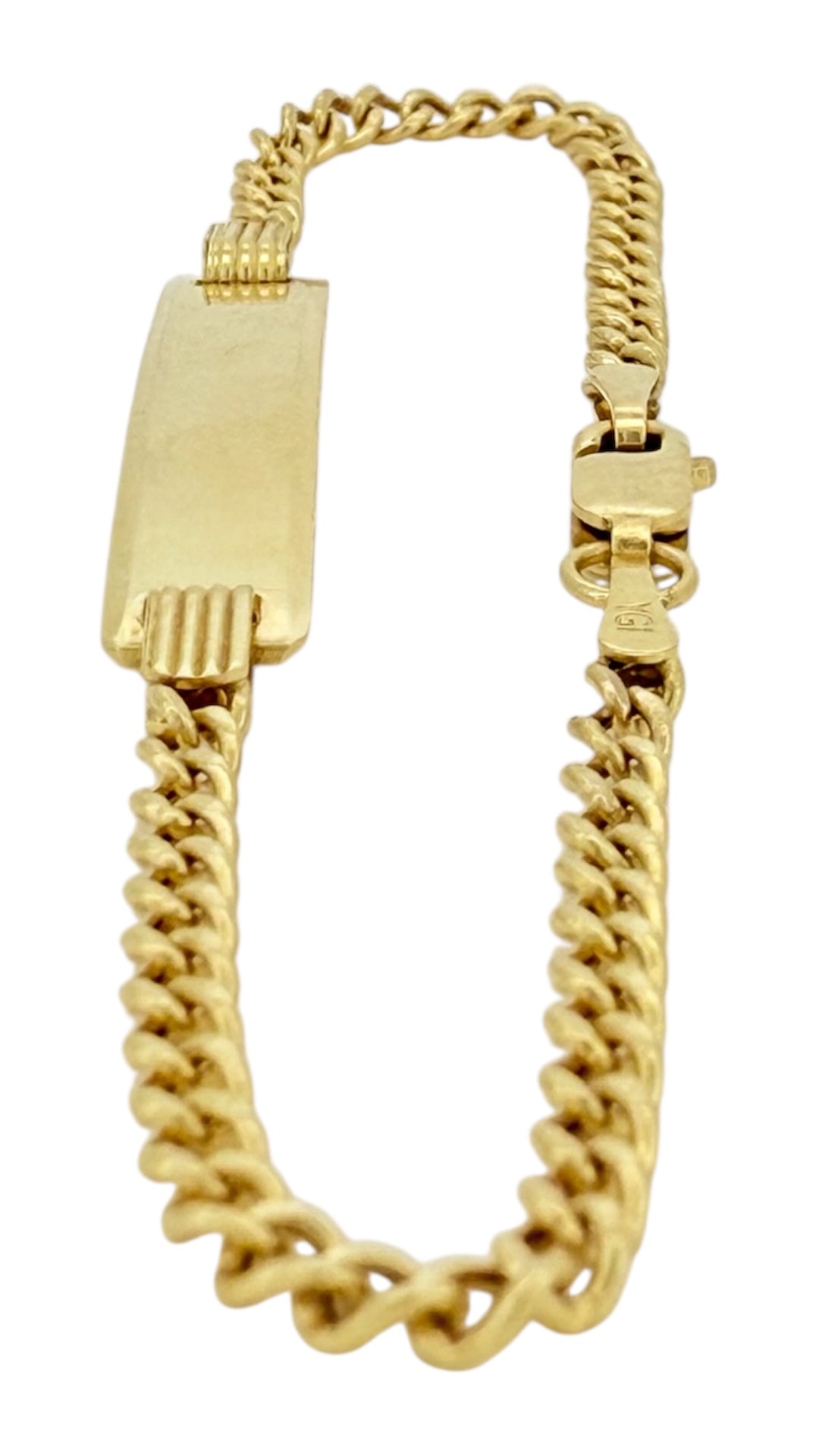 Bracelets Boy 14 KT Hollow Size 6'' Weight 2.3gm