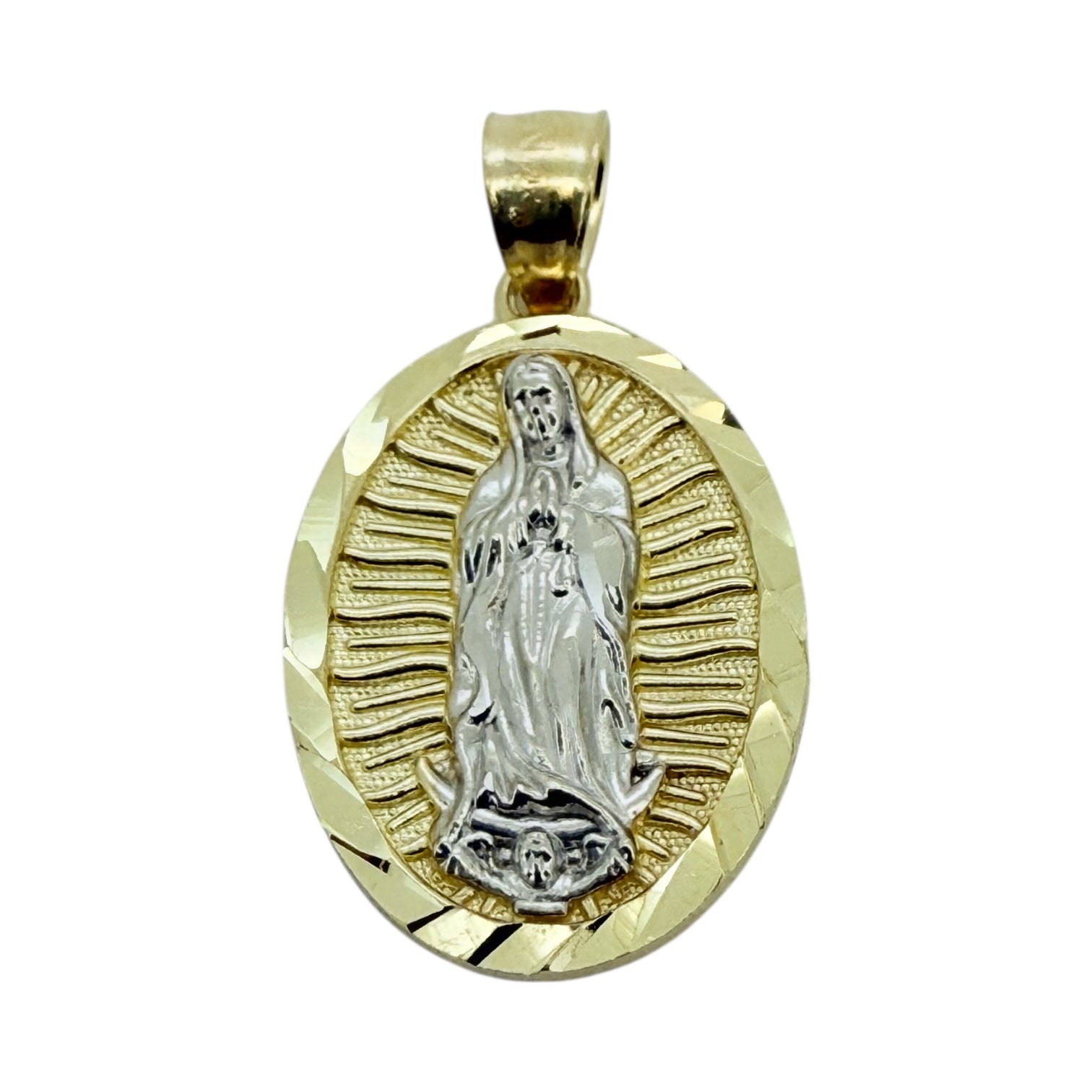 Pendants Guadalupe 10k Hollow Weight 2.1gm