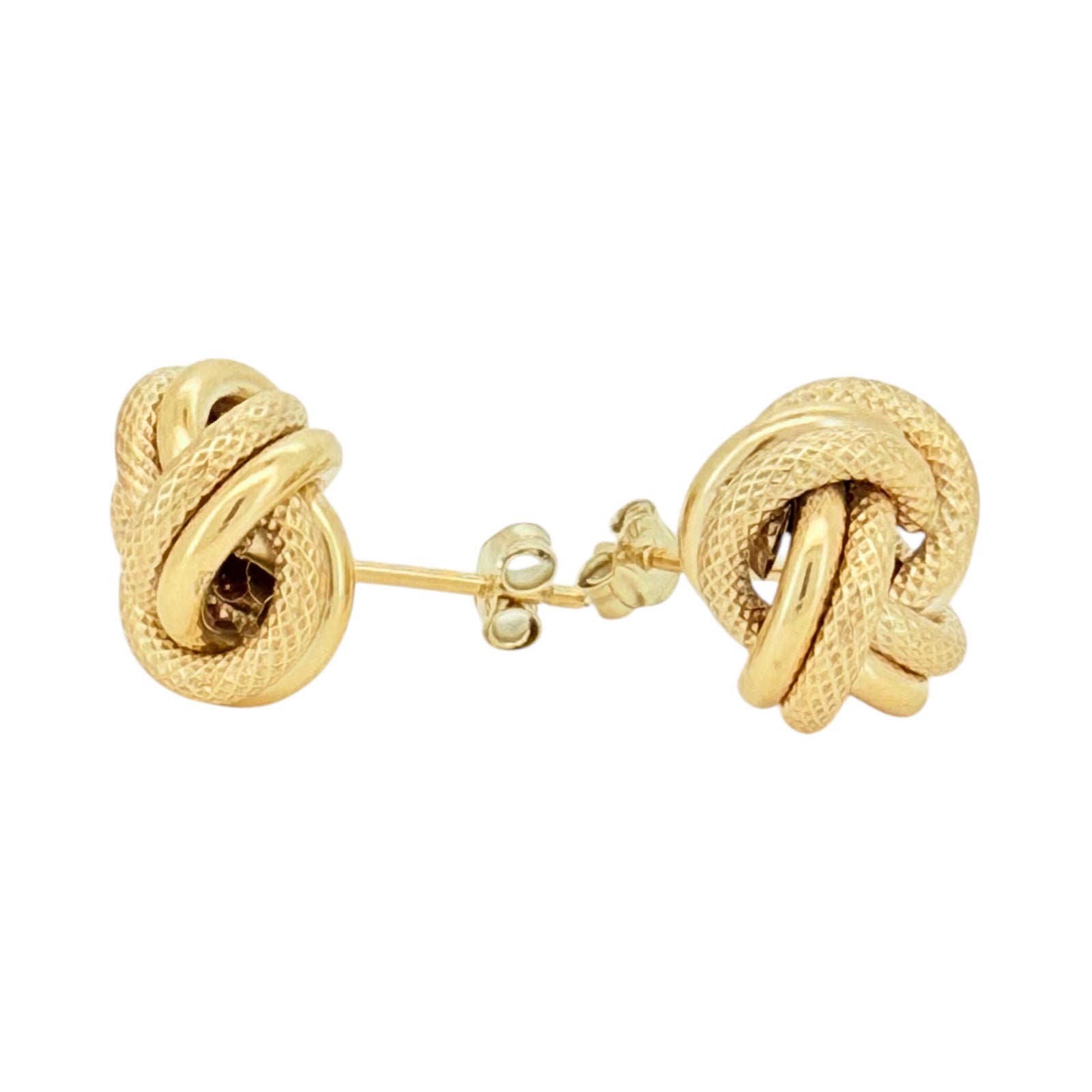 Earrings Crooked 10k Hollow Weight 1.4gm