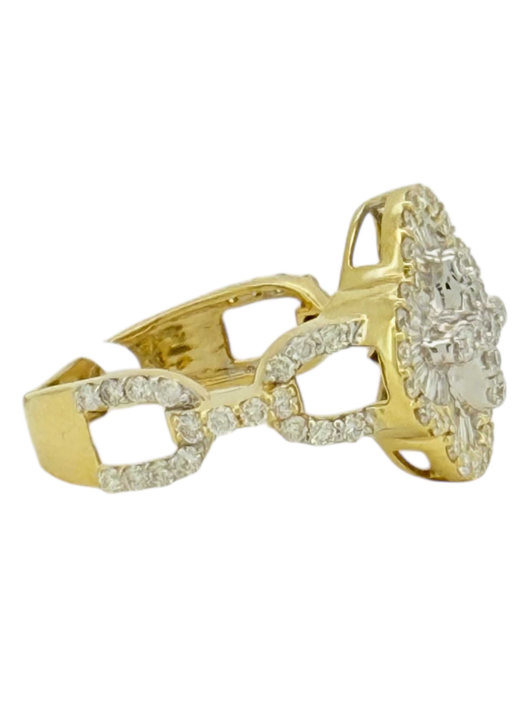 Rings Women 1.07ct 14 KT diamonds Size 7 Weight 3.7gm