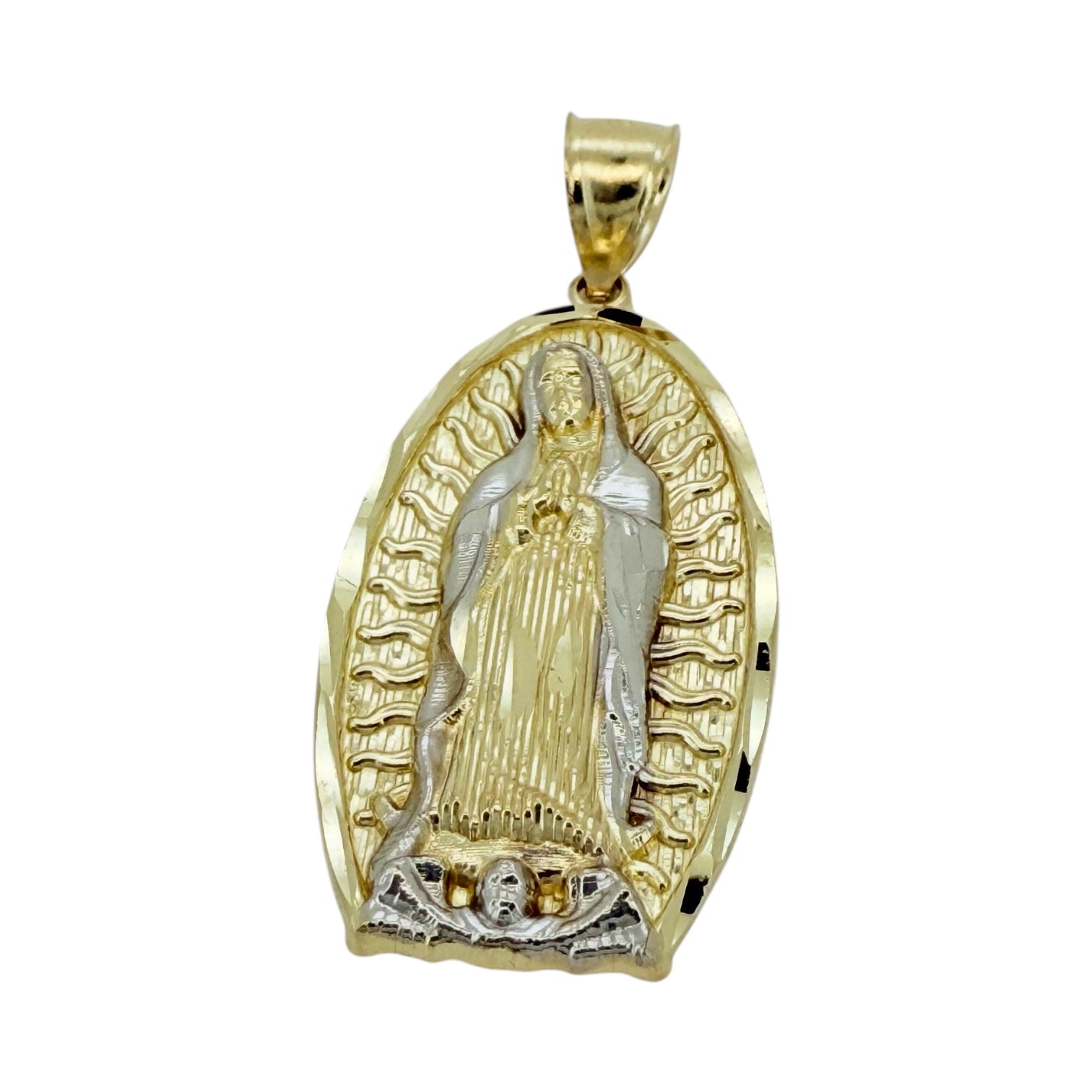 Pendants Guadalupe 10k Hollow Weight 3.3gm
