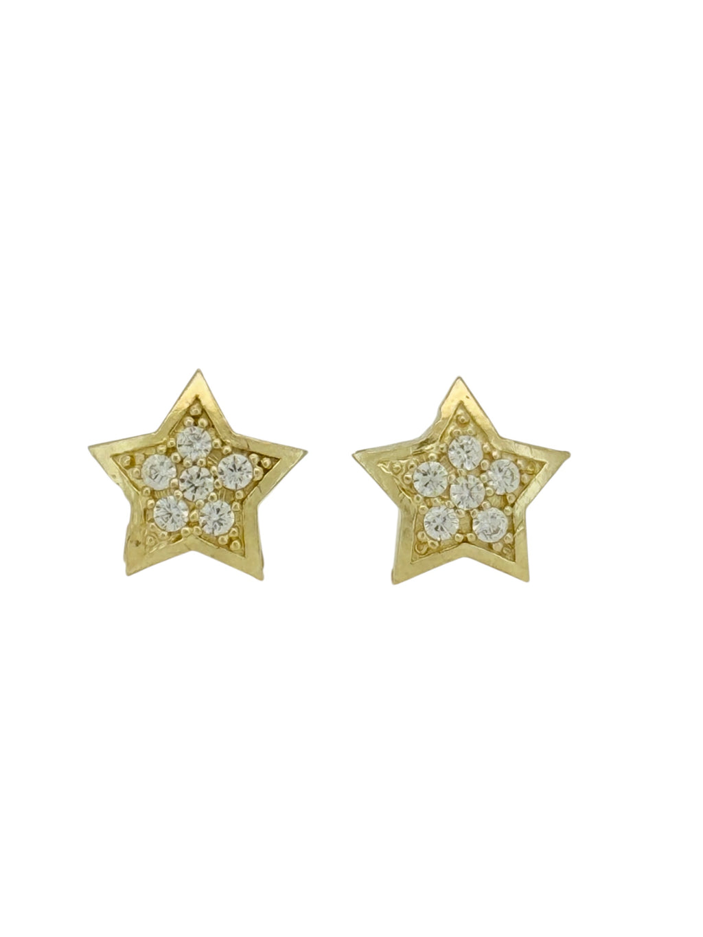 Earrings Star 10k zicornia Weight 2gm