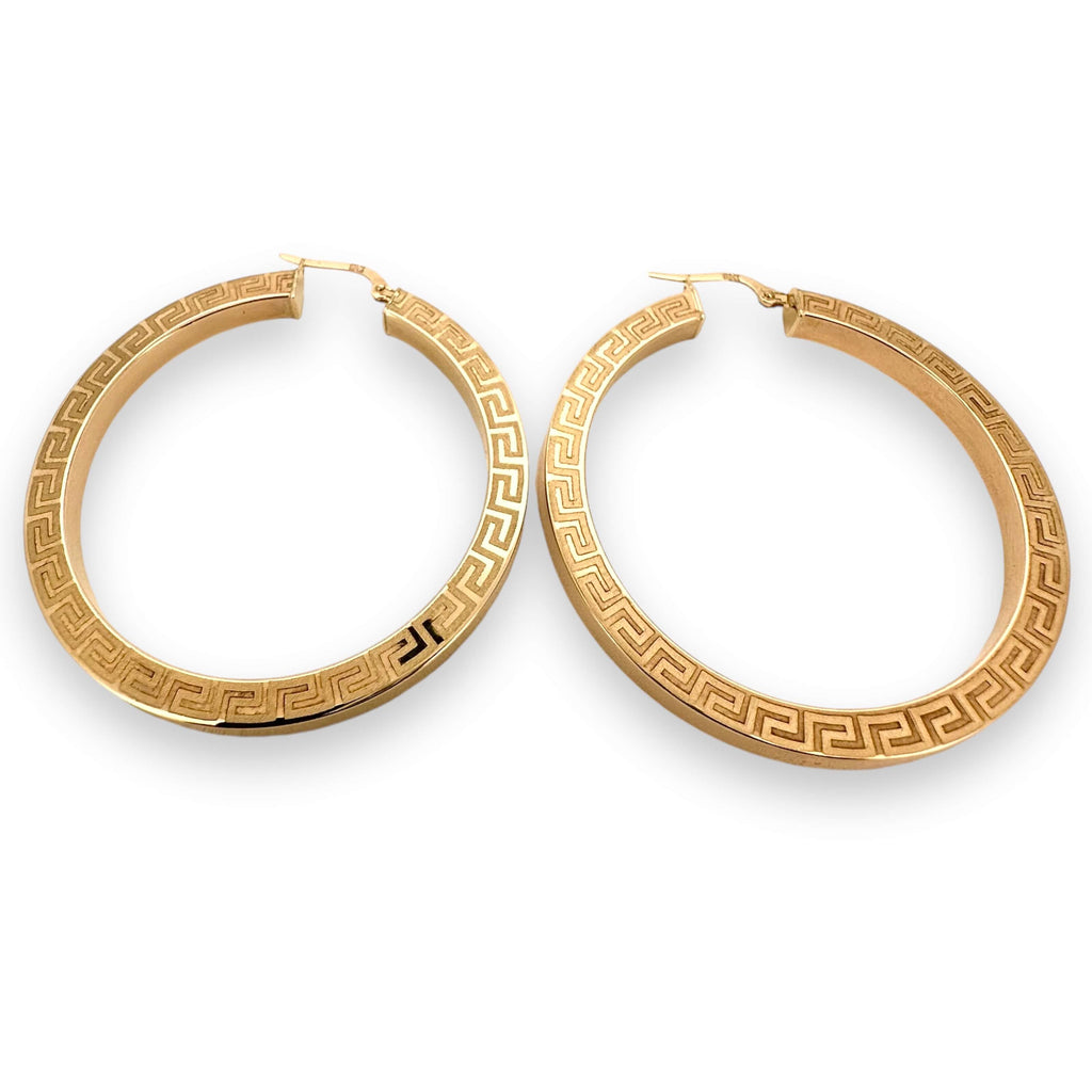 Earrings Hoops 10k Hollow Weight 6.4gm