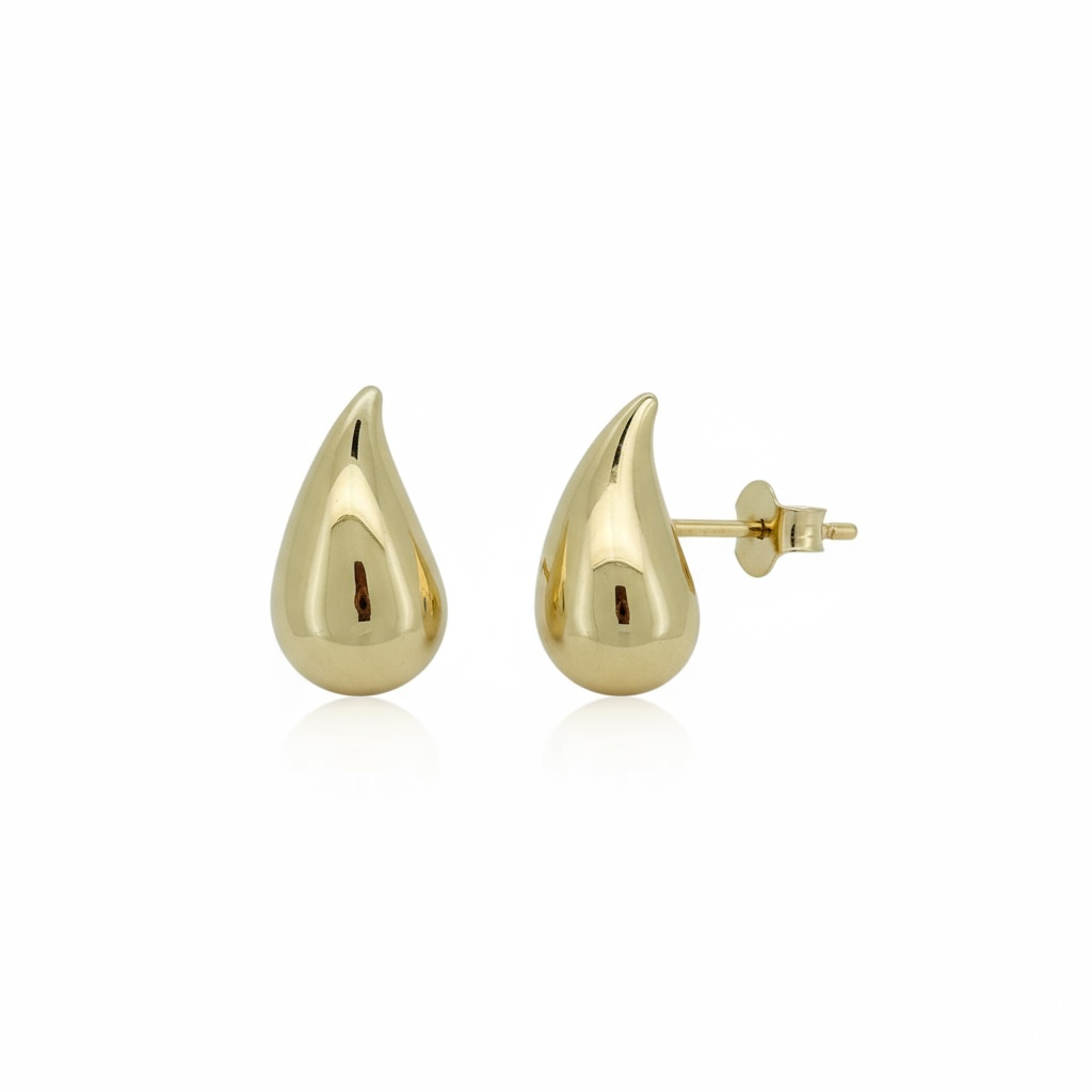 Earrings Gota 14 KT Hollow Weight 2.1gm