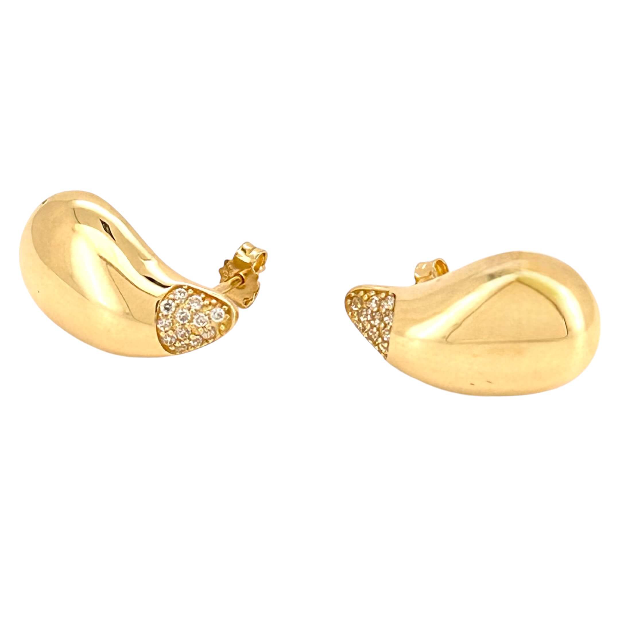 Earrings Gota 14 KT zirconia Weight 2.5gm