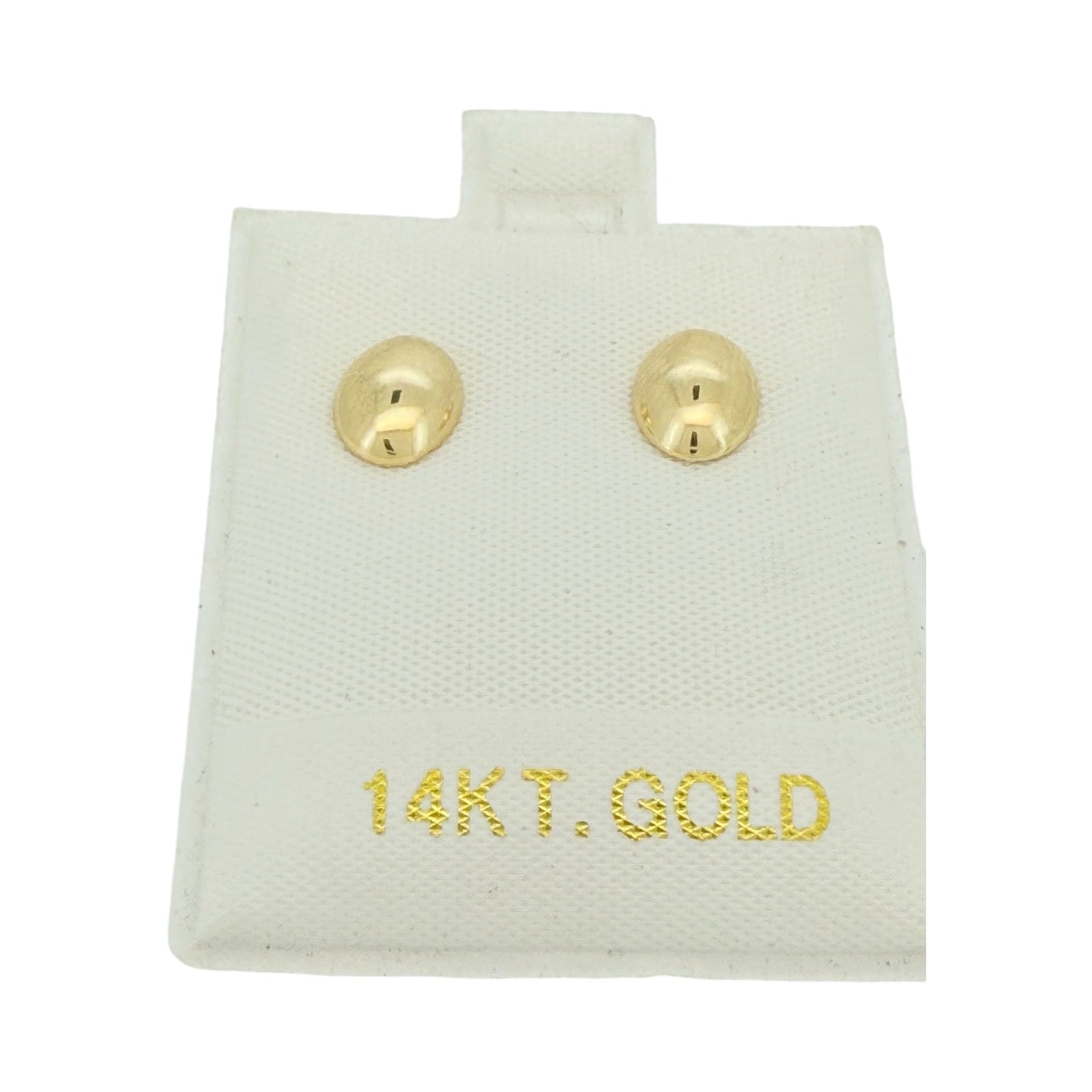 Earrings 14 KT Hollow Weight 1.3gm