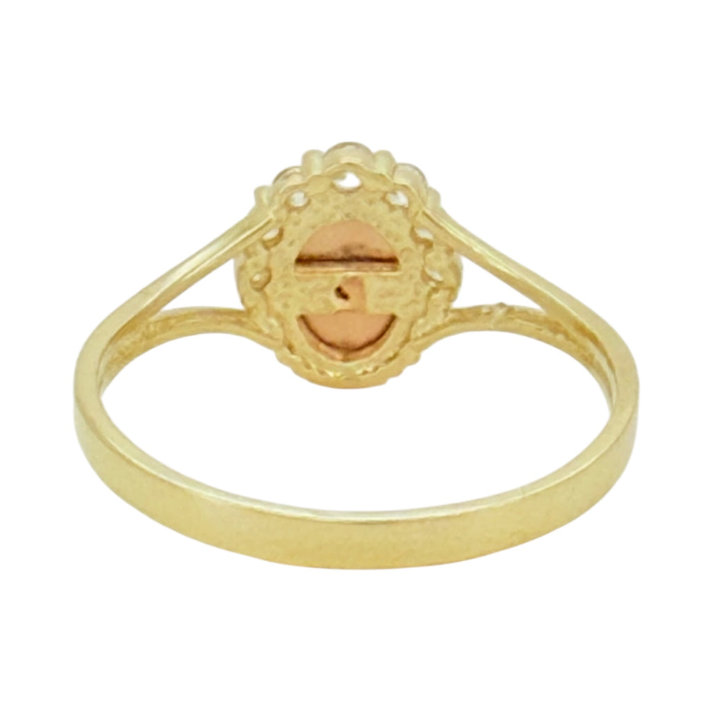 Rings Women 10k zicornia Size 7 1/4 Weight 1.6gm