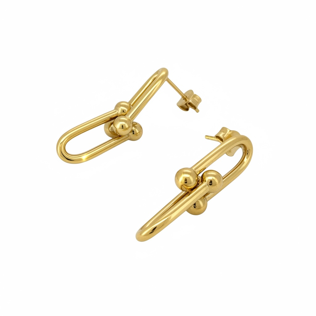 Earrings 14 KT Hollow Weight 3.5gm