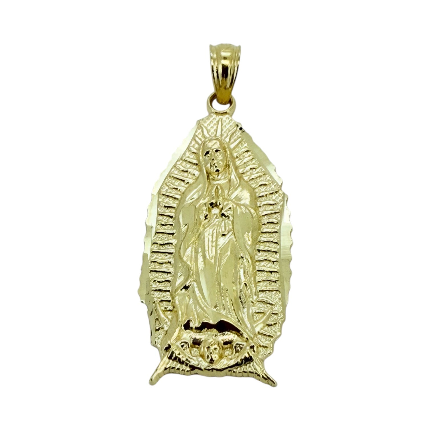 Pendants Guadalupe 10k Hollow Weight 1.5gm
