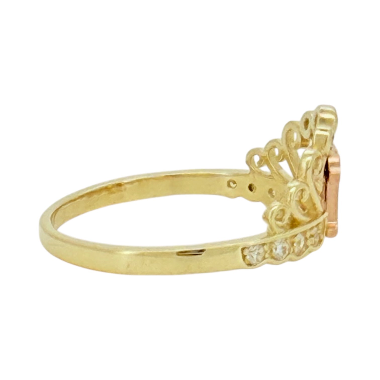 Rings Women 10k zicornia Size 8 Weight 1.9gm