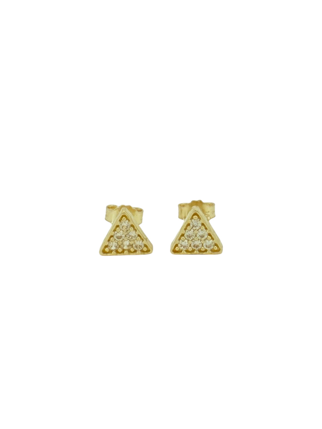 Earrings 10k zicornia Weight 1gm