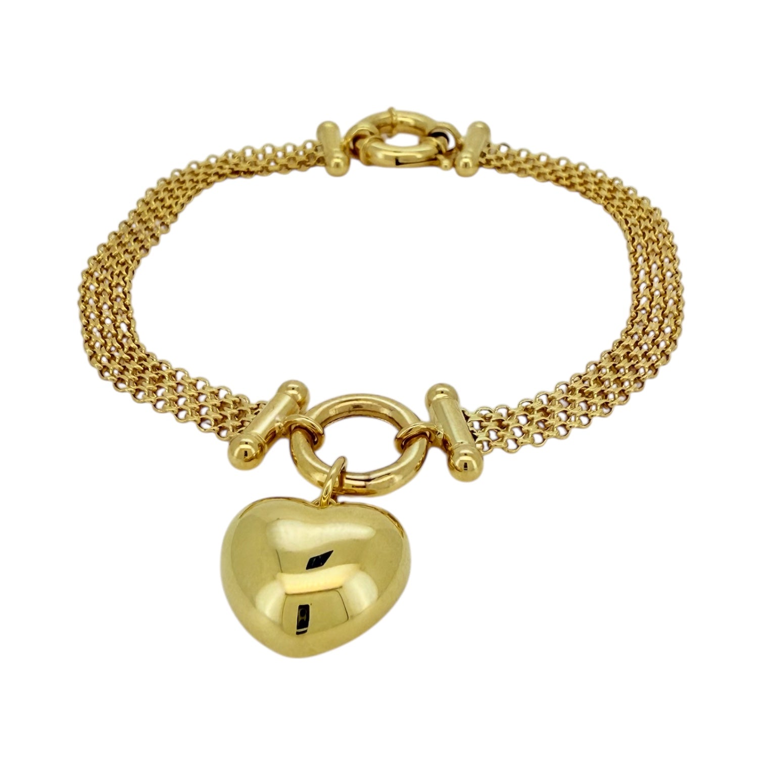 Bracelets Bismark 14 KT Hollow Size 7 Weight 5.2gm