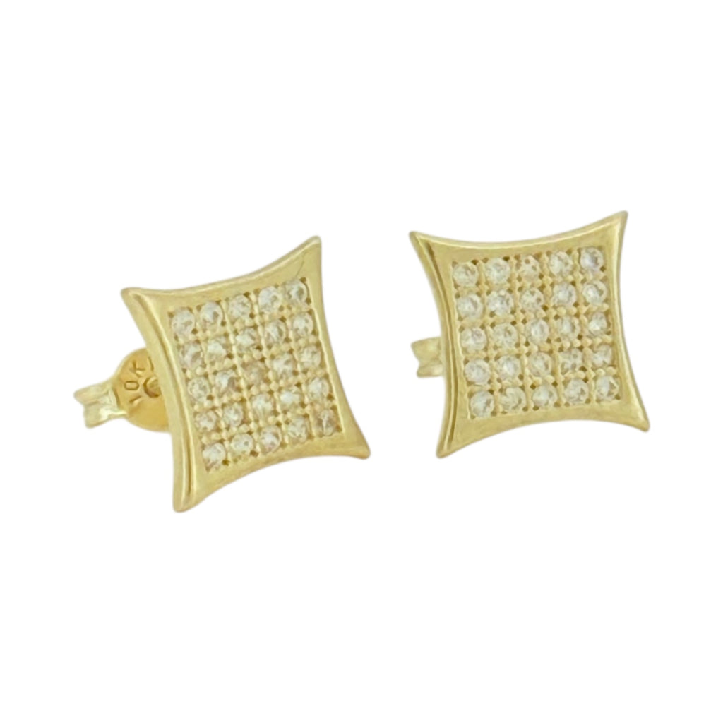 Earrings 10k zicornia Weight 1.4gm