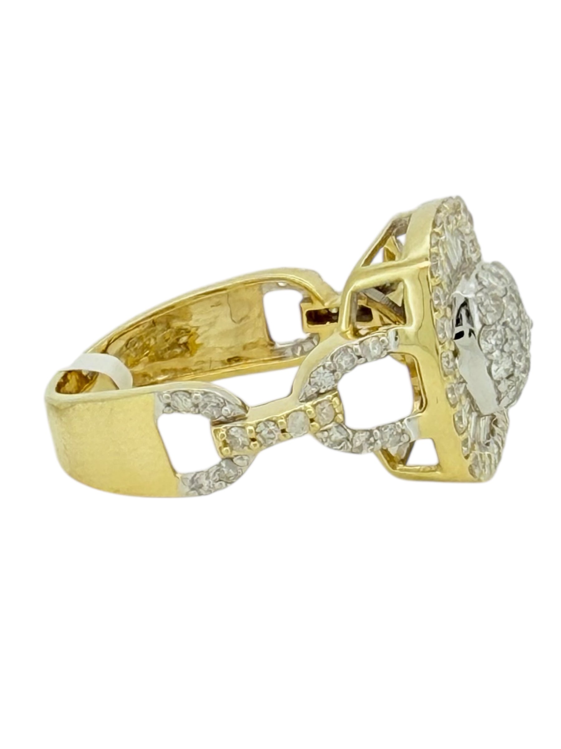 Rings Women 1.06ct 14 KT diamonds Size 7/2 Weight 3.8gm