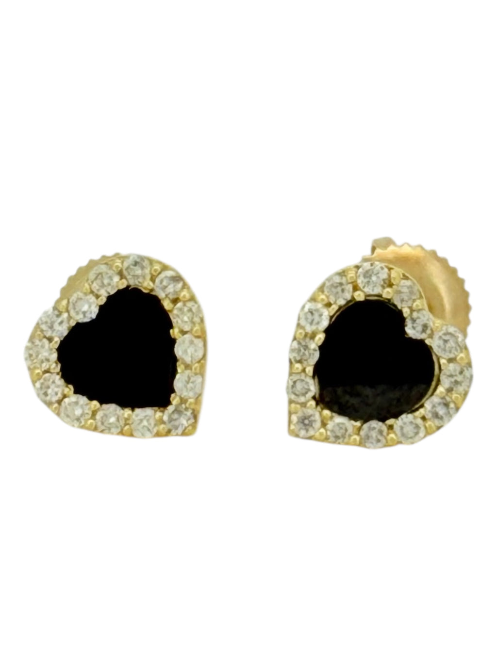 Earrings 1.05ct 14 KT diamonds Weight 1.5gm