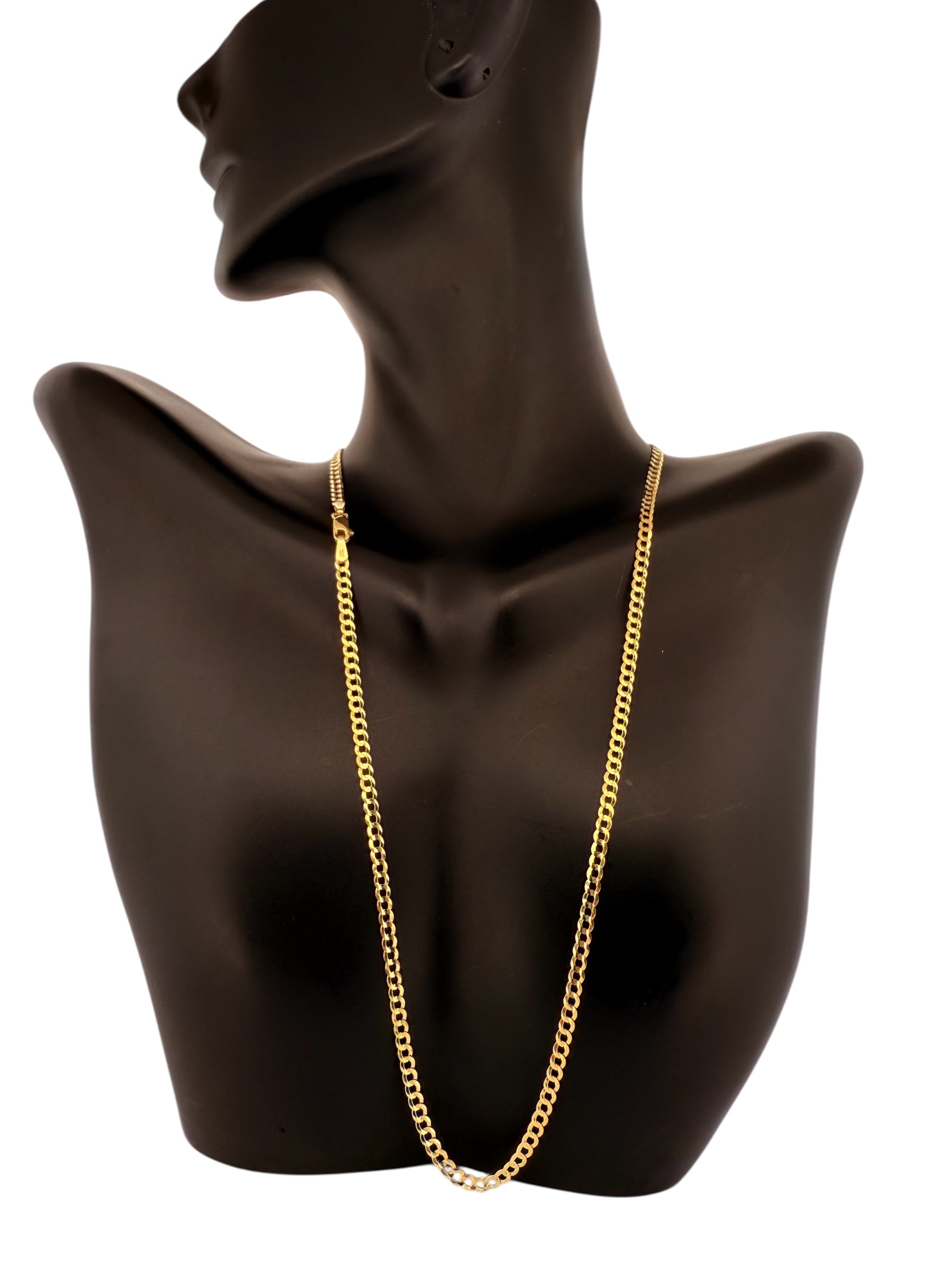 Chains 10k Solid gold Size 20''*2.6mm Weight 3.6gm