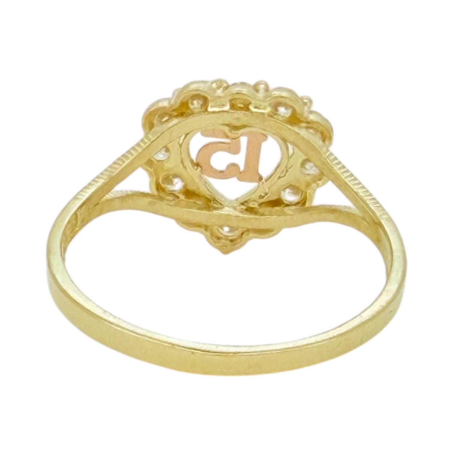 Rings Women 10k zicornia Size 6 3/4 Weight 1.6gm