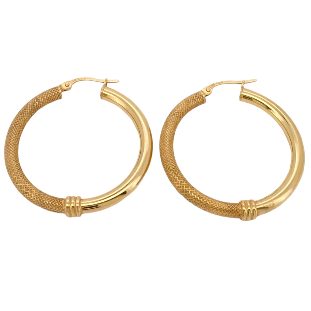 Earrings 14 KT Hollow Weight 3.3gm