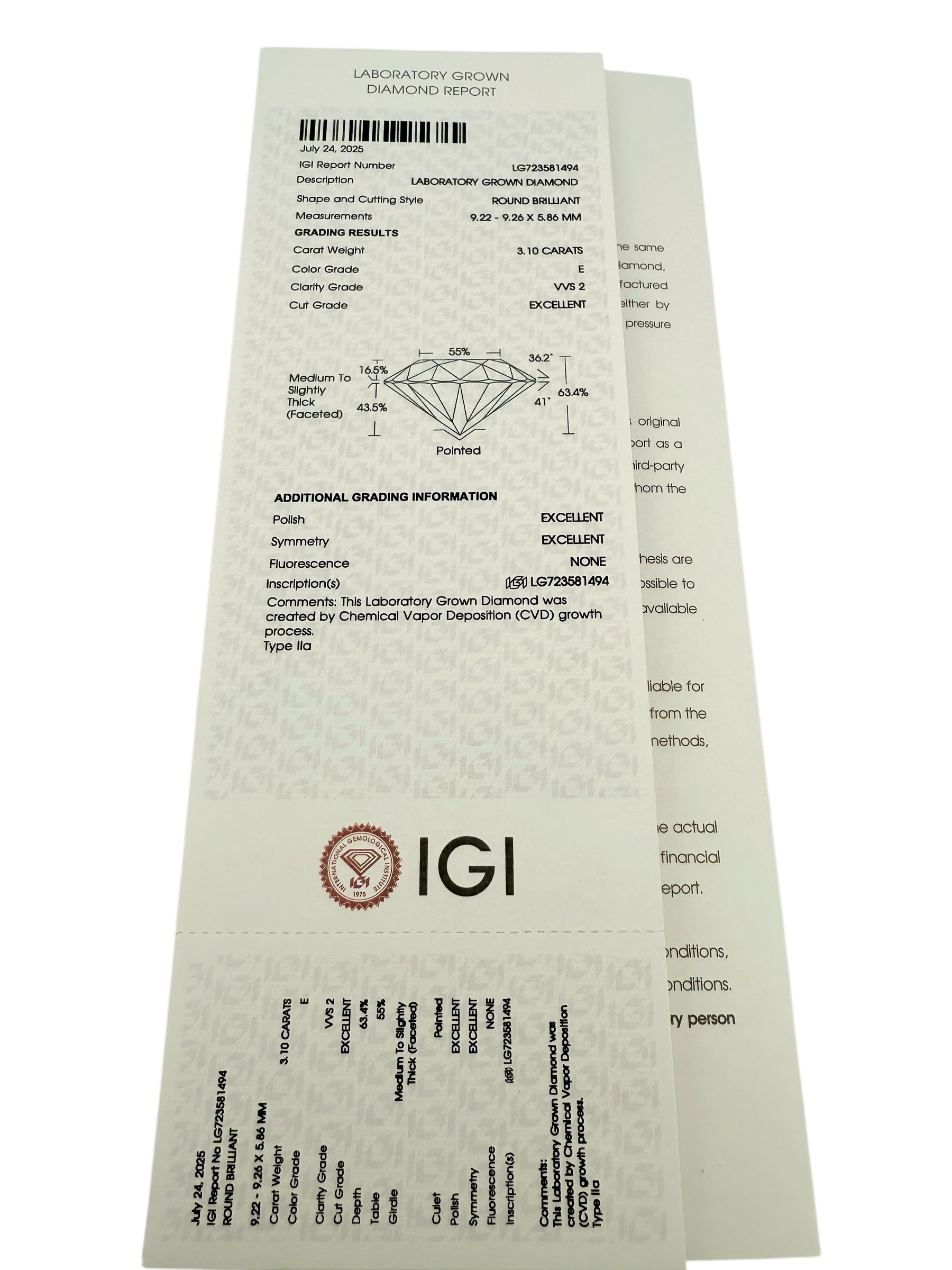 Rings Women BR 3.10ct/E,VVS2 14 KT Lad diamonds Size 7 Weight 4.2gm