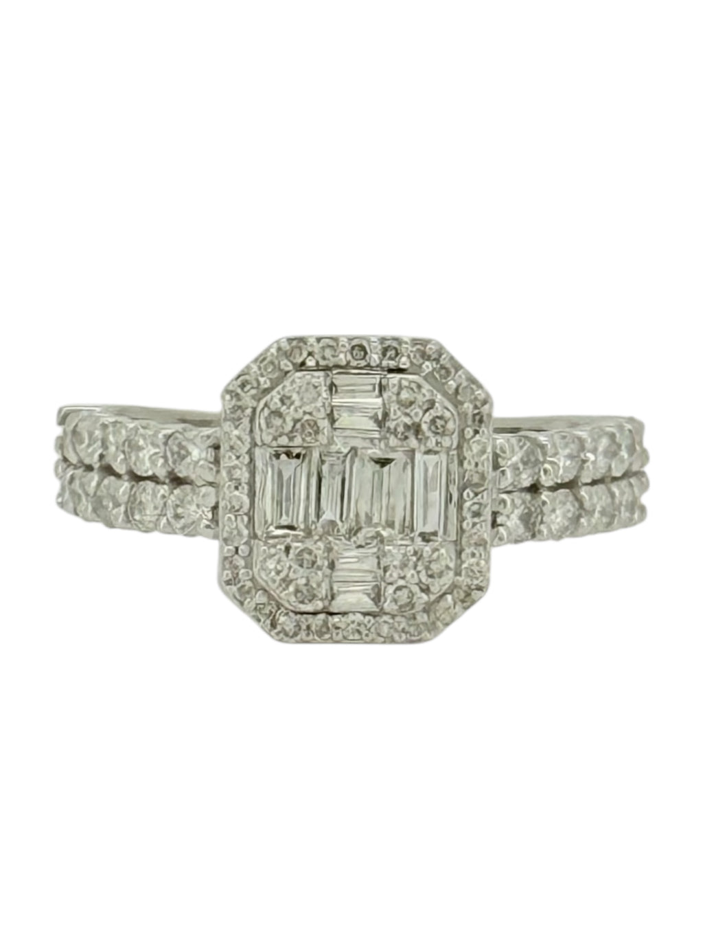 Rings Women 0.82ct 14 KT diamonds Size 7 Weight 3.3gm