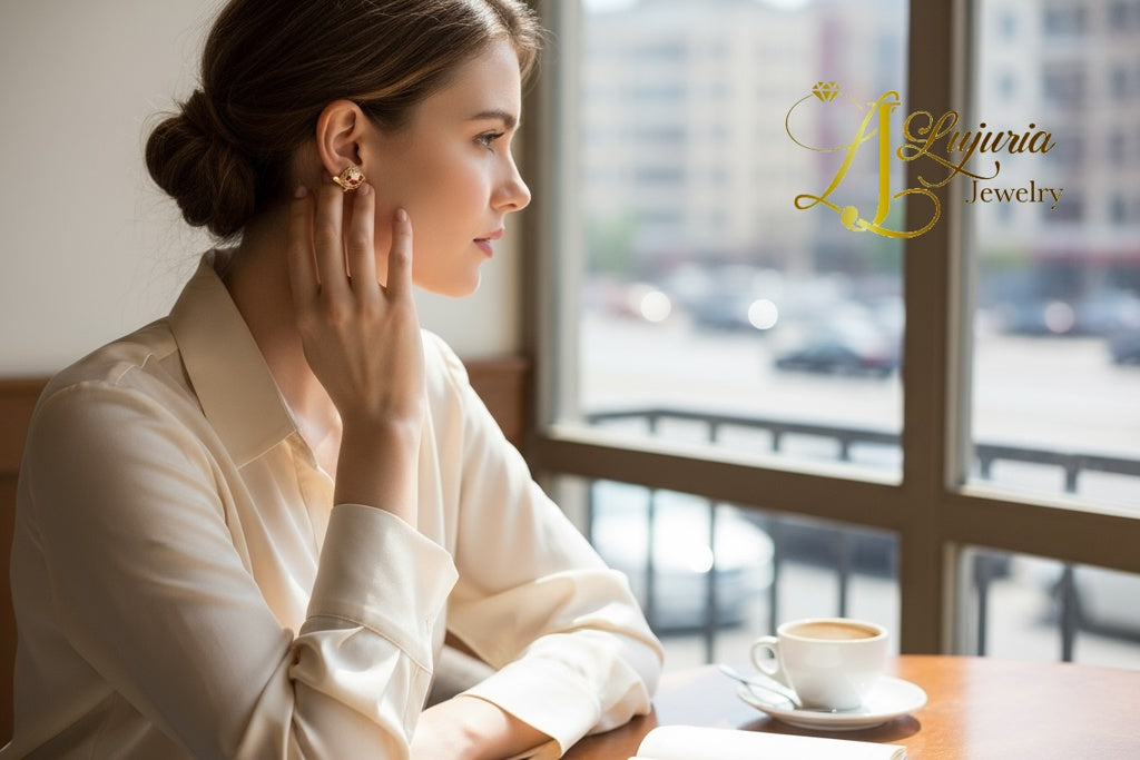 Earrings Turtle 14 KT zicornia Weight 2gm