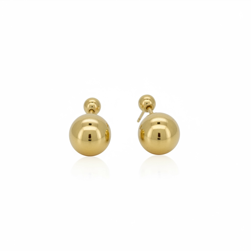 Earrings boy 14 KT Hollow