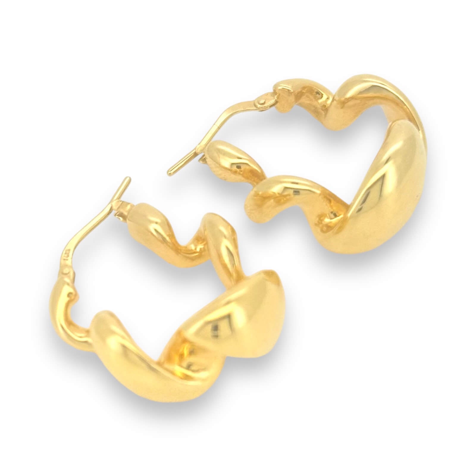 Earrings 14 KT Hollow Weight 4.1gm