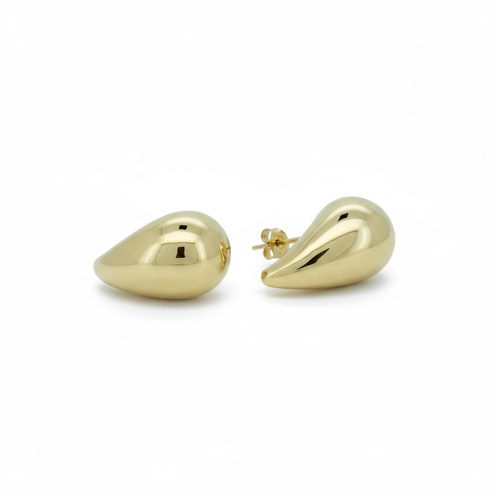 Earrings Gota 14 KT Hollow Weight 2.1gm