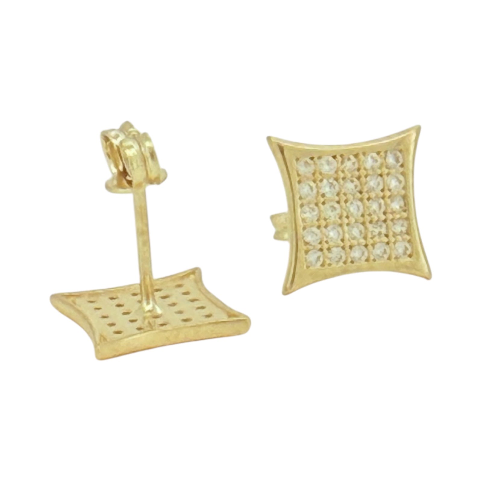 Earrings 10k zicornia Weight 1.4gm