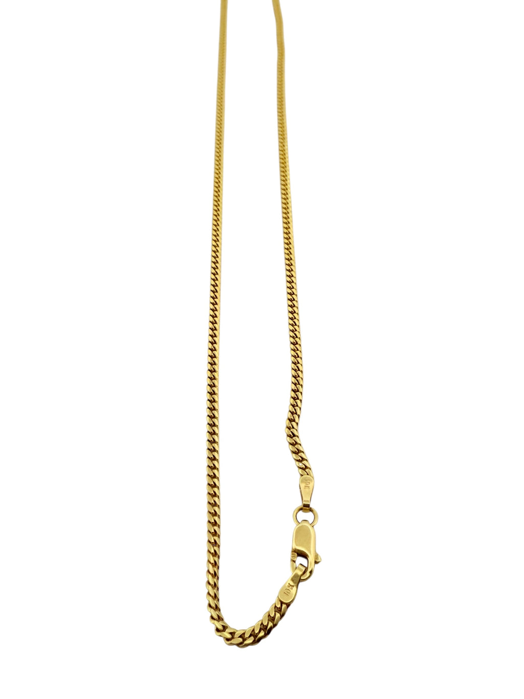 Chains Cuban link 10k Solid gold Size 20''*2mm Weight 6gm