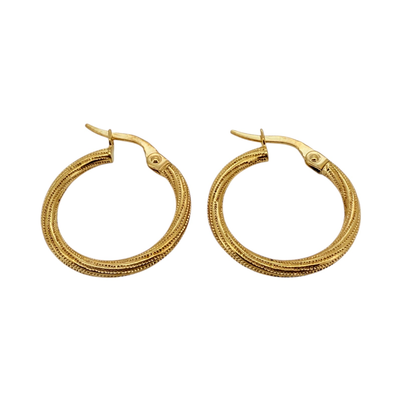 Earrings Crooked 10k Hollow Weight 1gm