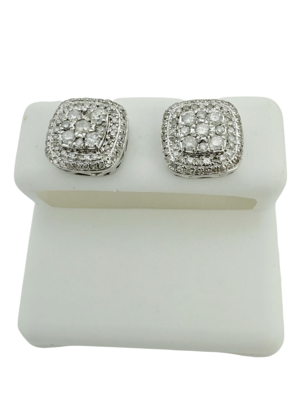 Earrings 0.75ct 14 KT diamonds Weight 3gm