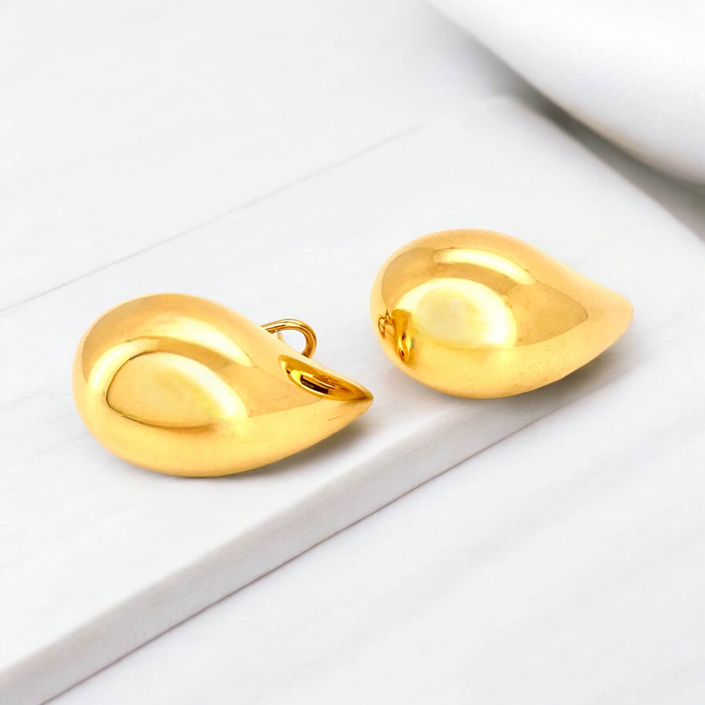 Earrings Gota 14 KT Hollow Weight 8.4gm