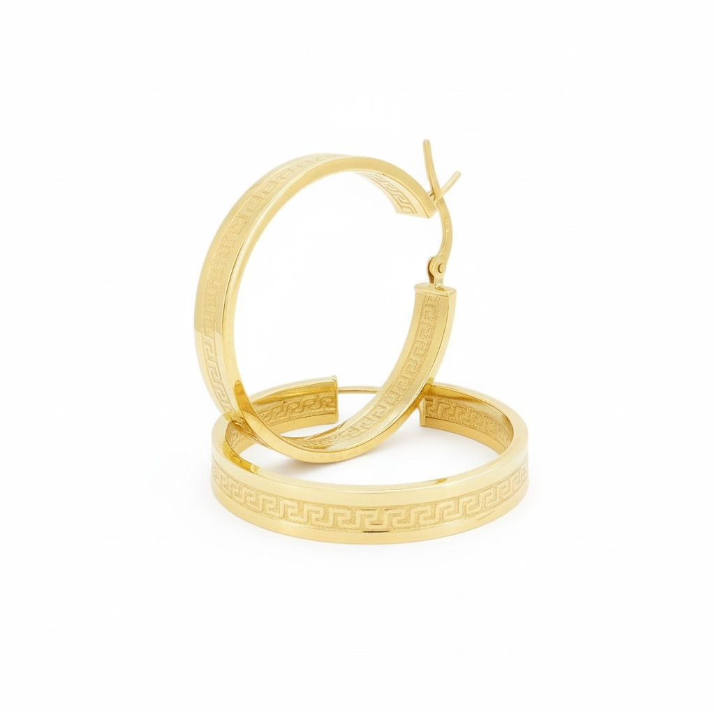 Earrings 10k Hollow Weight 2.5gm