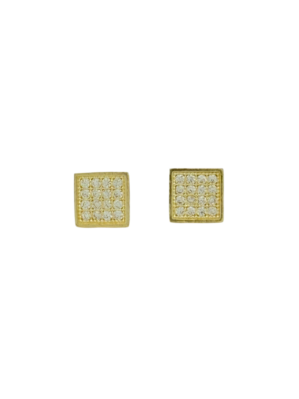Earrings 10k zicornia Weight 1.3gm