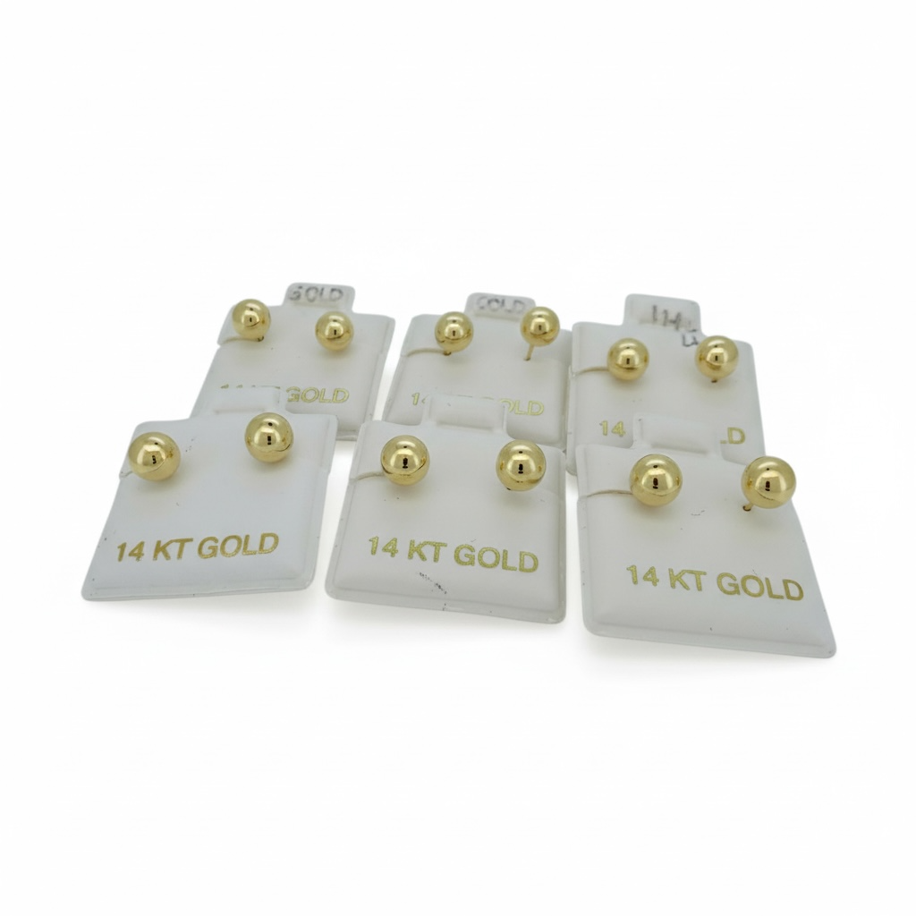 Earrings boy 14 KT Hollow