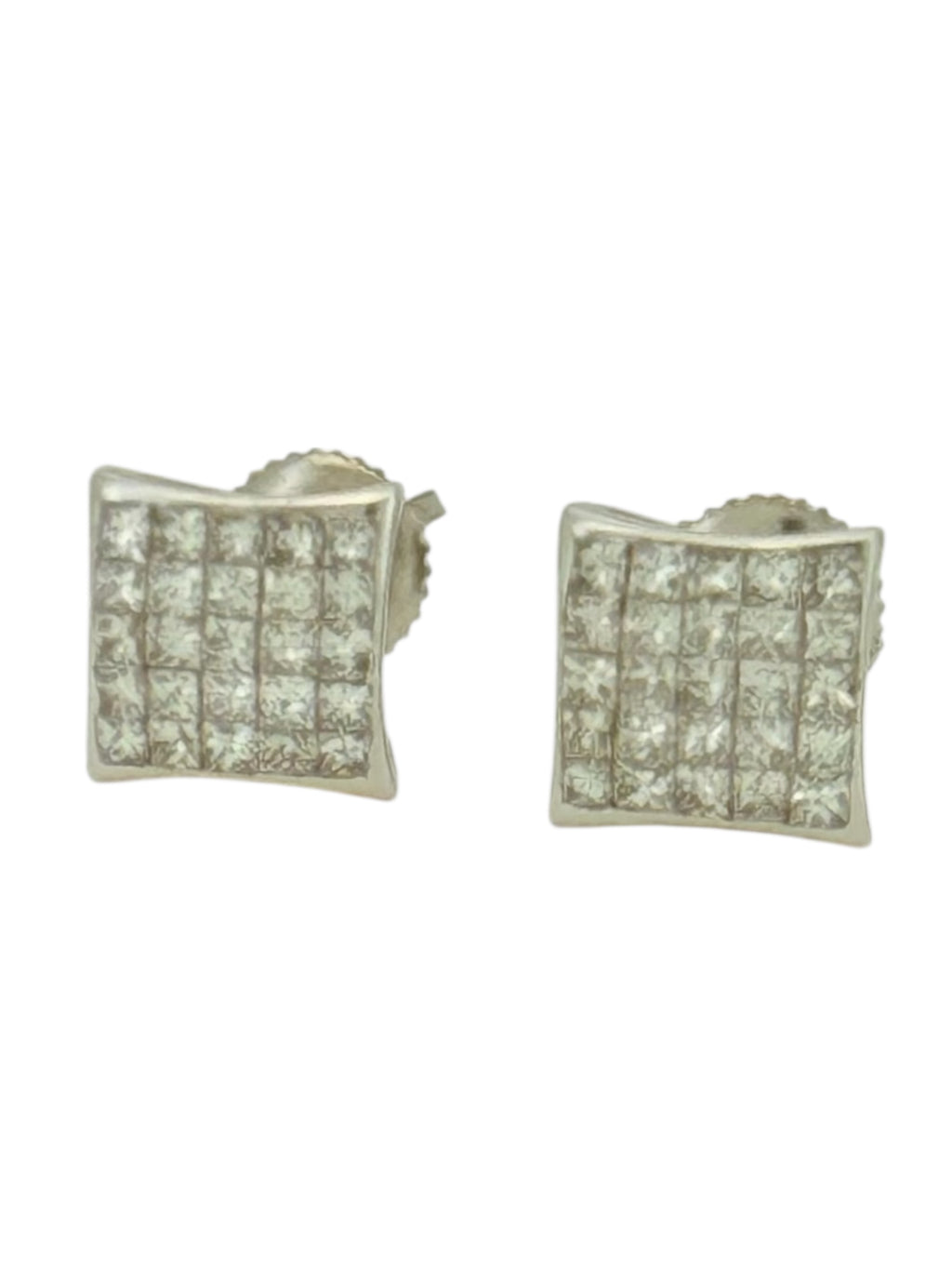 Earrings 0.79ct 14 KT diamonds Weight 1.9gm