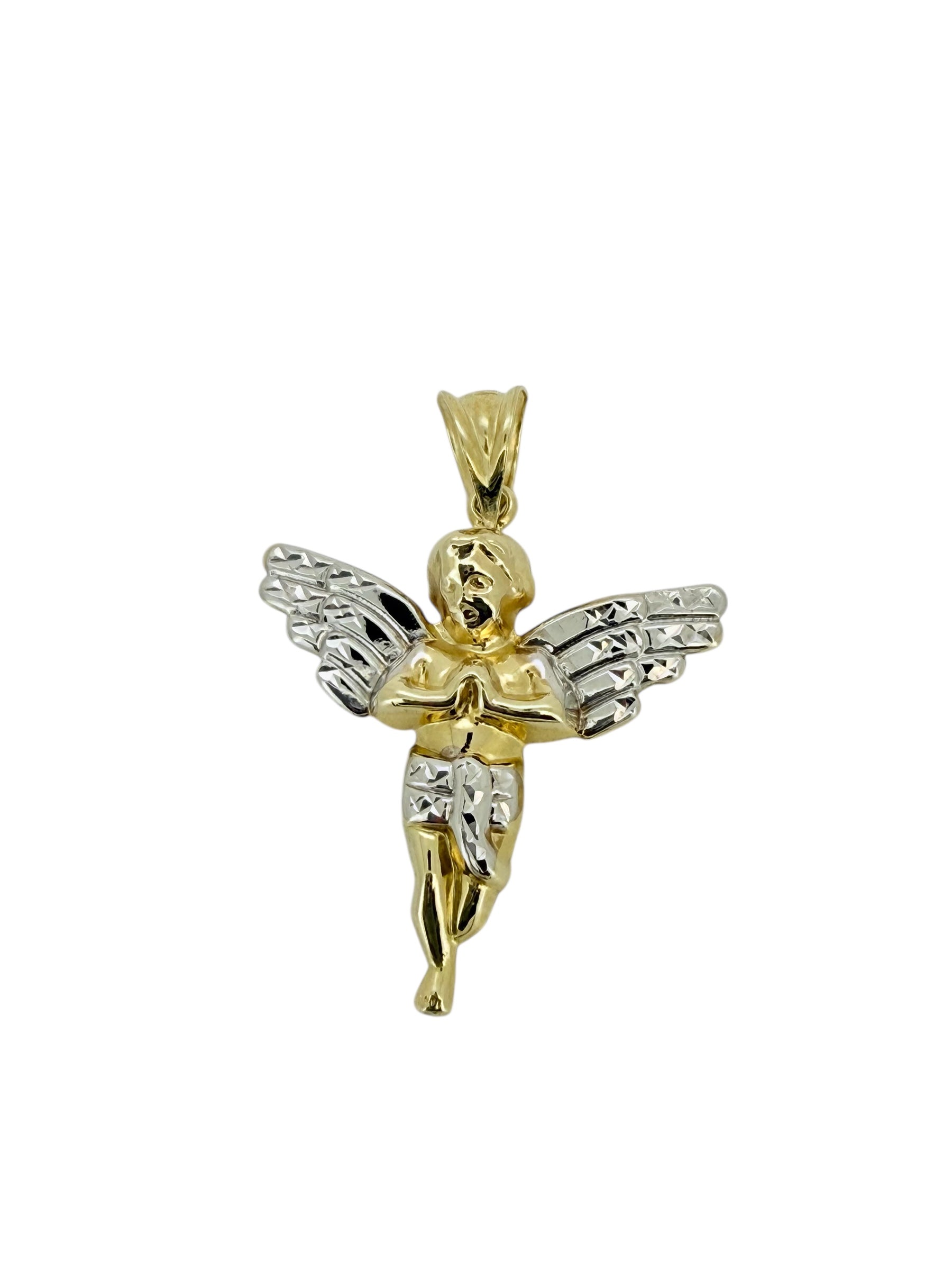 Pendants Angel 10k Hollow Weight 1.3gm