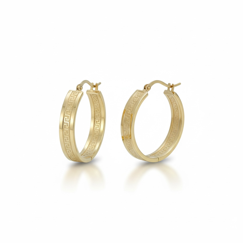 Earrings 10k Hollow Weight 1.6gm