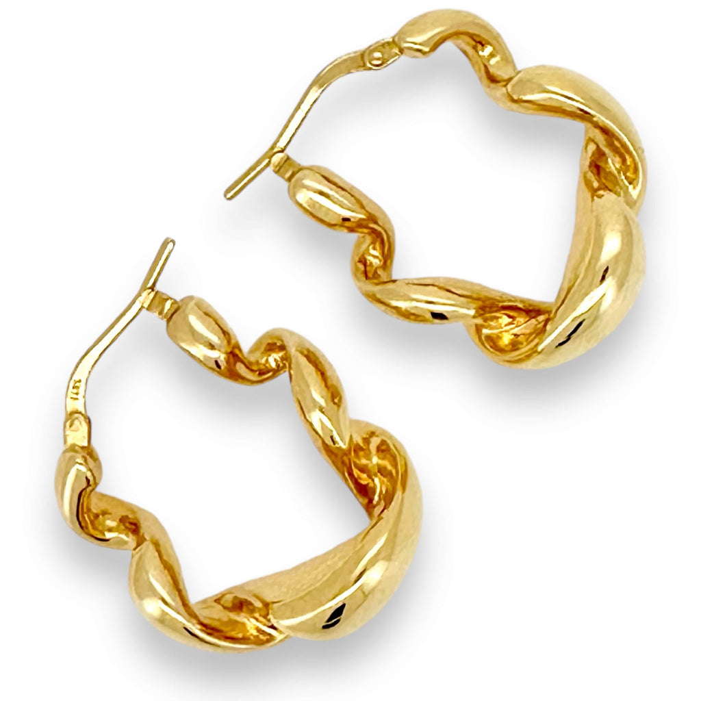 Earrings 14 KT Hollow Weight 4.1gm