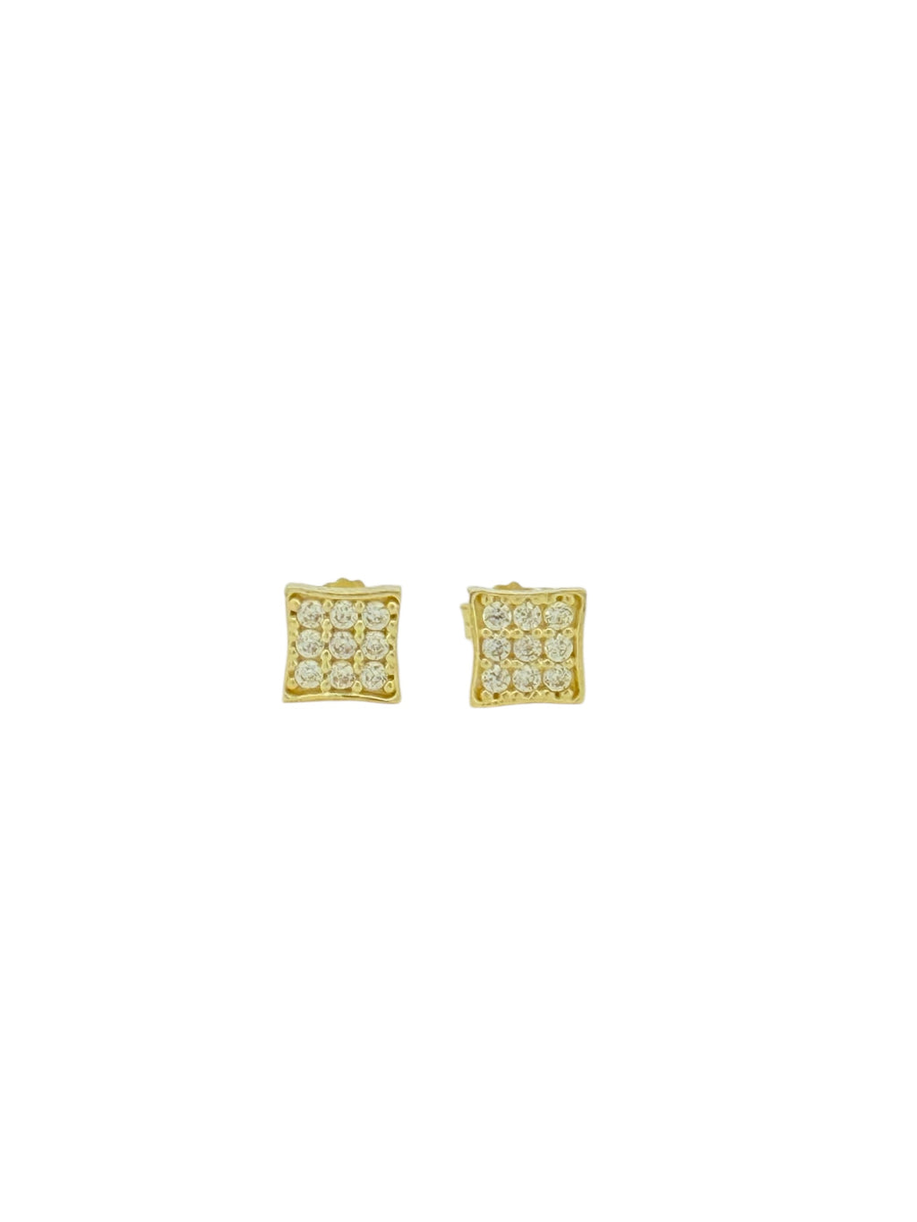 Earrings 10k zicornia Weight 1gm