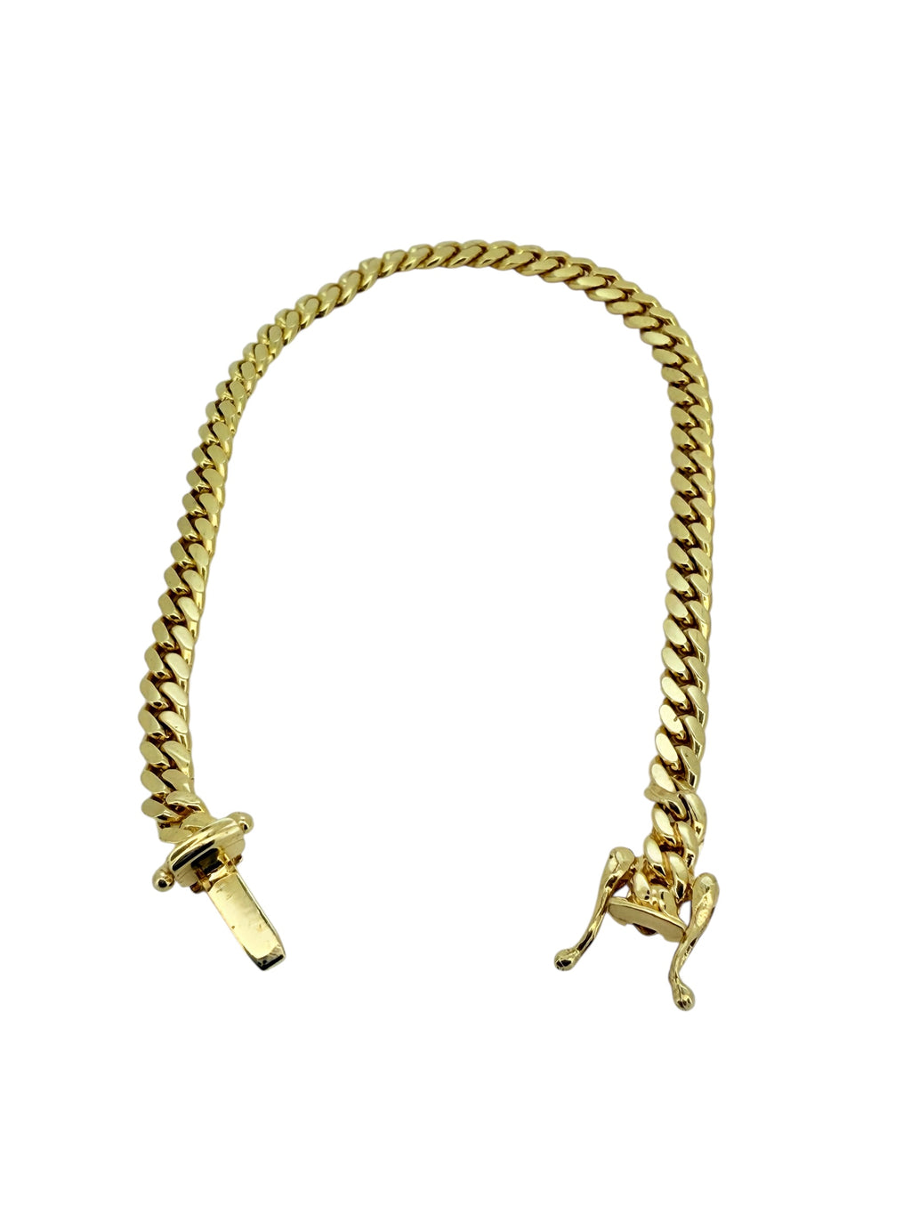 Bracelets Boy Cuban link 10k Solid gold Size 6/2*3.9mm Weight 8.4gm