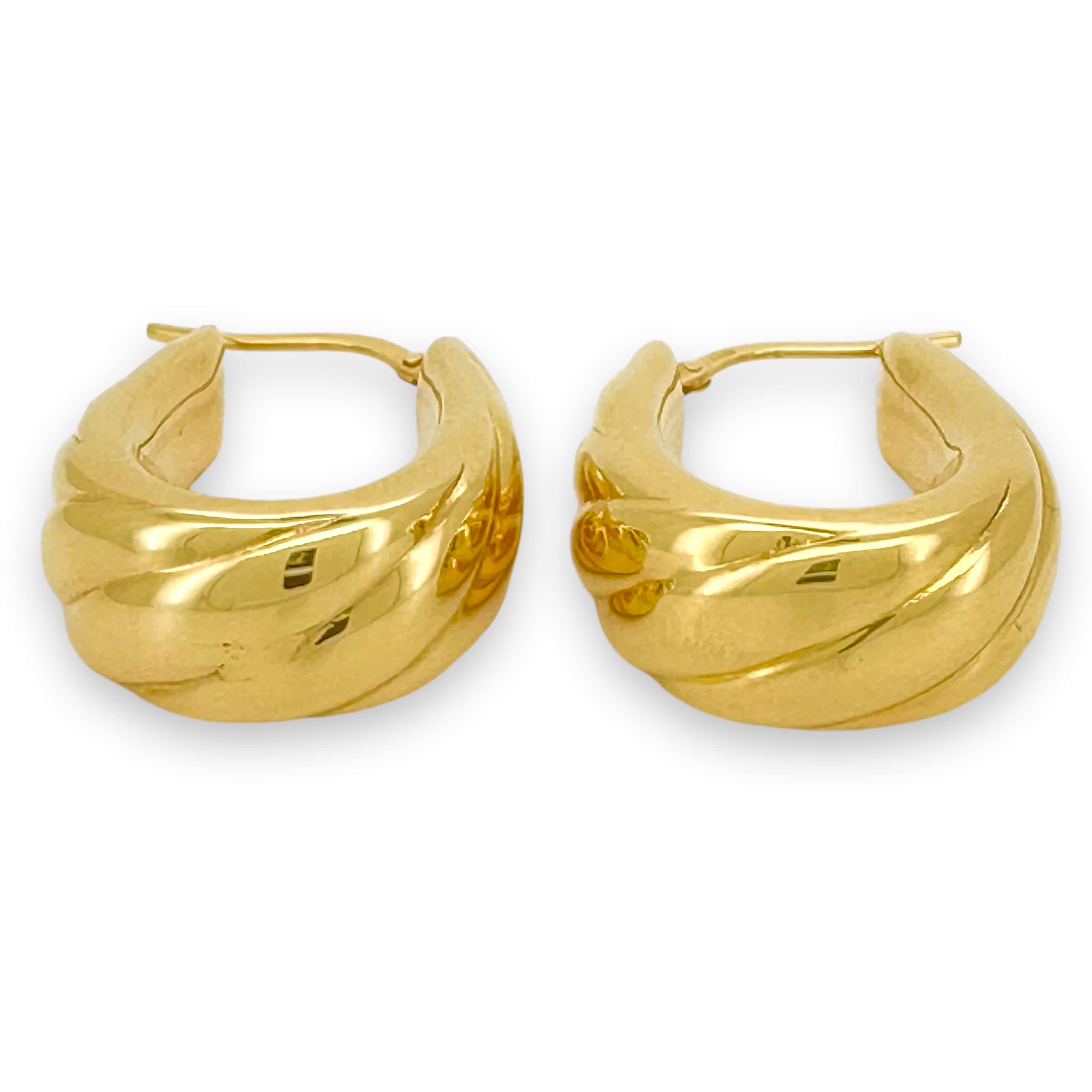 Earrings 14 KT Hollow Weight 4.7gm