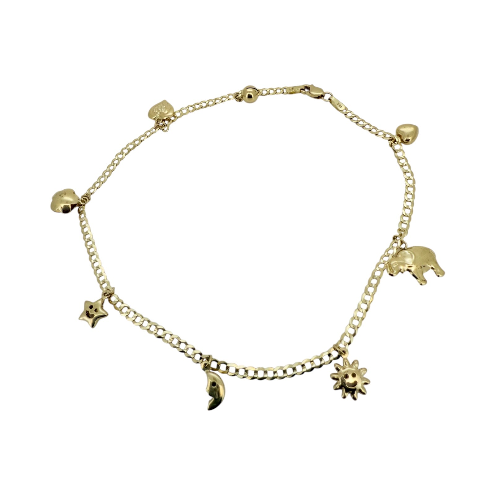 Anklets 14 KT Size 10'' Weight 5gm