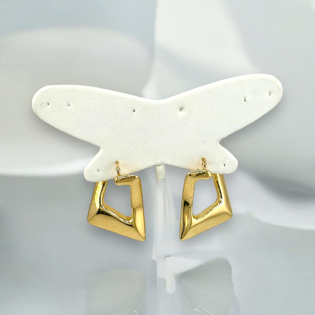 Earrings Hoops 14 KT Hollow Weight 3.9gm