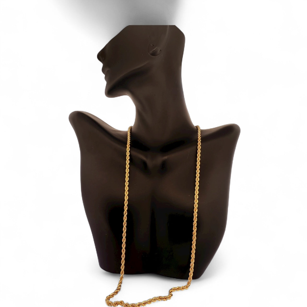 Chains Torzal 14 KT Hollow Size 20''*3mm Weight 5.9gm