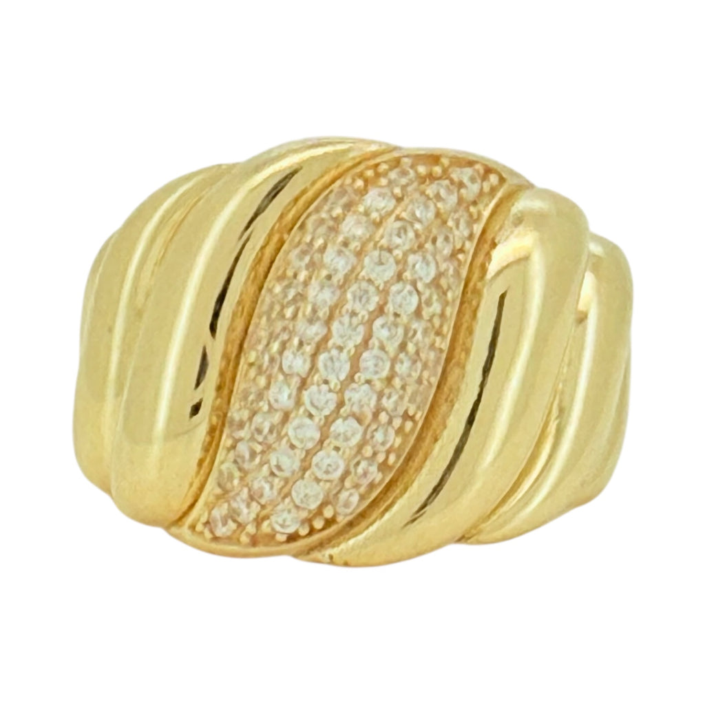 Rings Women 10k zicornia Size 7 Weight 3.7gm