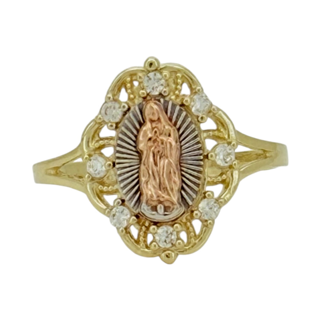 Rings Women 10k zicornia Size 7 Weight 2.1gm