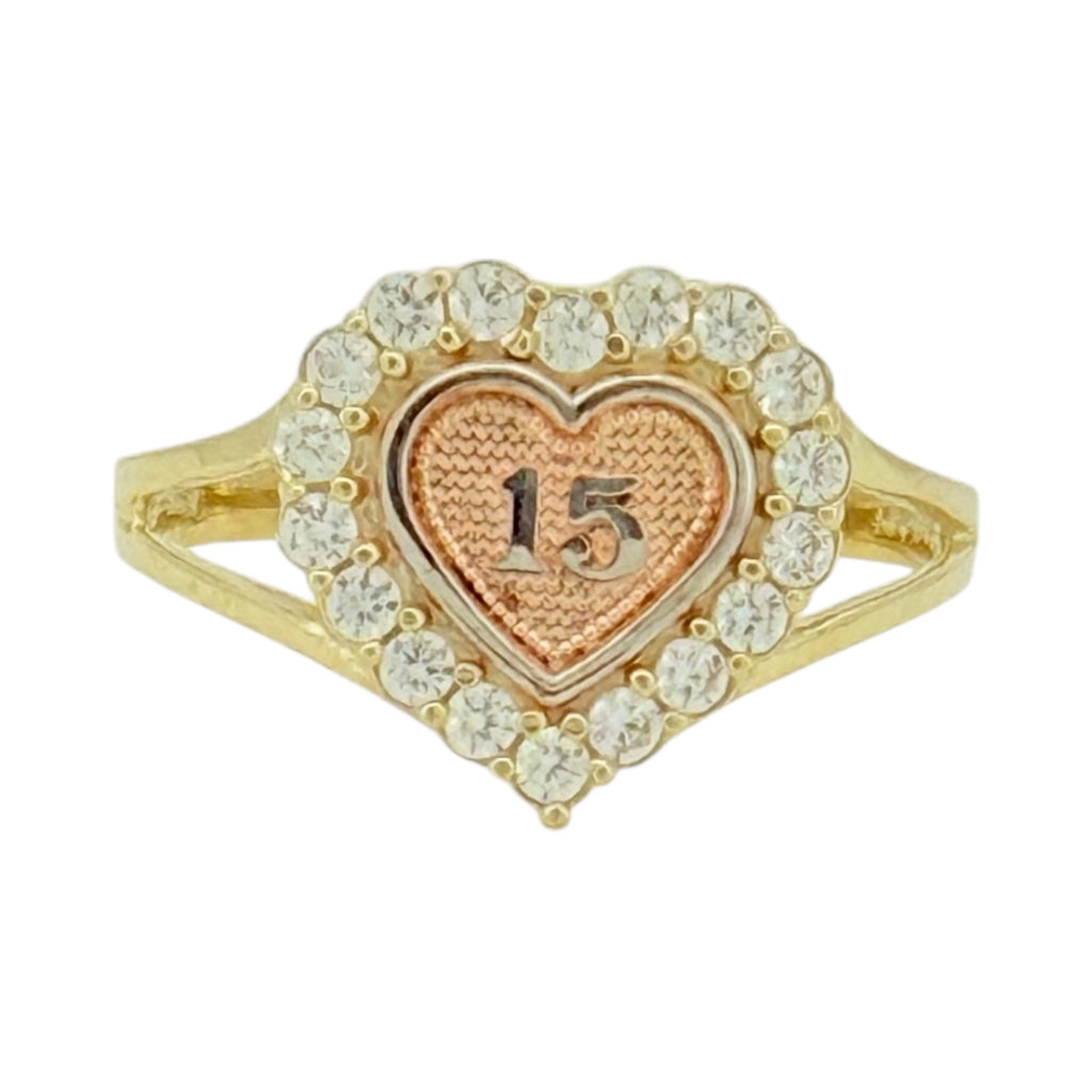 Rings Women 10k zicornia Size 7 Weight 2gm