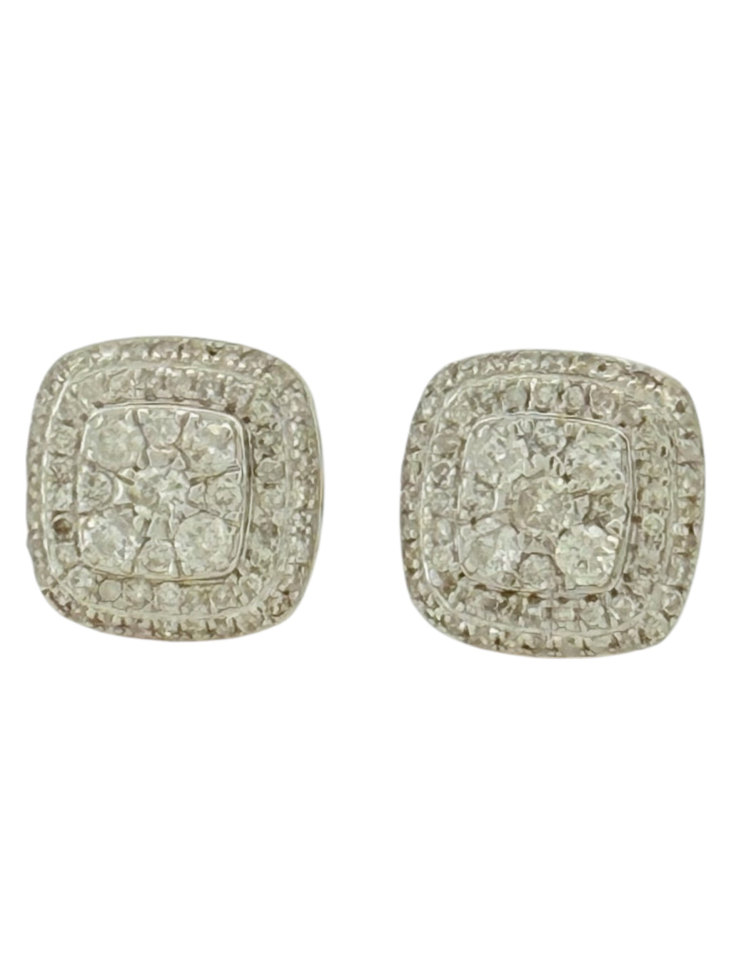Earrings 0.75ct 14 KT diamonds Weight 3gm
